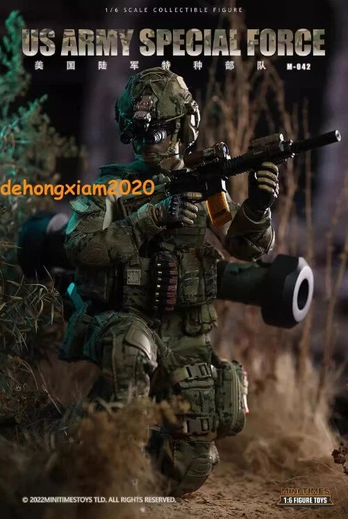1/6 Mini Times Scale US Army Special Forces 12" Action Figure & Accessories M042 07FC0E-D4 - KOEEK