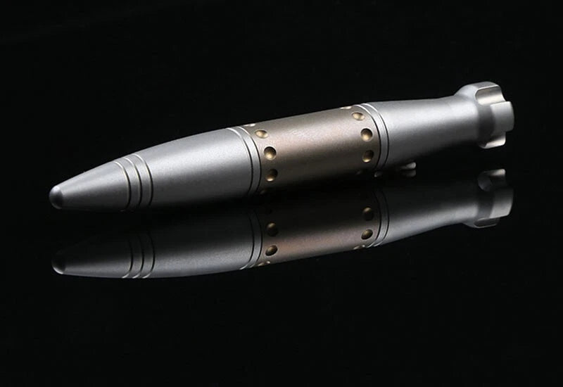 Mini Pocket Titanium Ball Pen Signature Tactical Writing Outdoor Record Pen 07FC0E-D4 - KOEEK