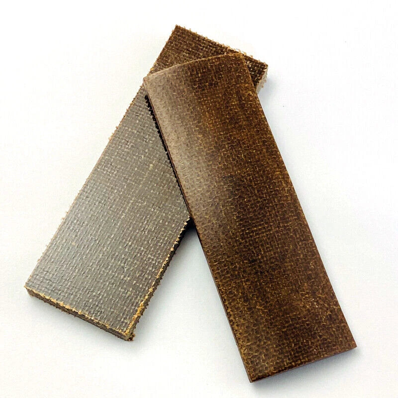 2PCS Flax Micarta Knife Handle Material Blanks Scales Knife Scales Blanks EDC 07FC0E-D4 - KOEEK