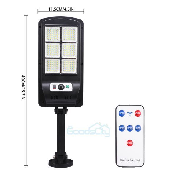 ny 900000LM Lamparas Luz Led Solares Luces Para Exterior Patio Sensor De Movimiento