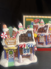 Lemax Christmas The Candy Shop Polyresin Lighted Building Christmas Village LEMAX - KOEEK