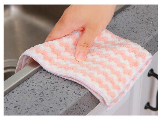 new  6 Pcs Kitchen Scrubber Absorbent Dish Towels Cleaning Cloth koeek - KOEEK