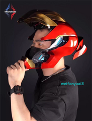 US!!  Iron Man MK50 Helmet 1/1 Wearable Voice Control Deformation Prop Helmet 07FC0E-D4 - KOEEK