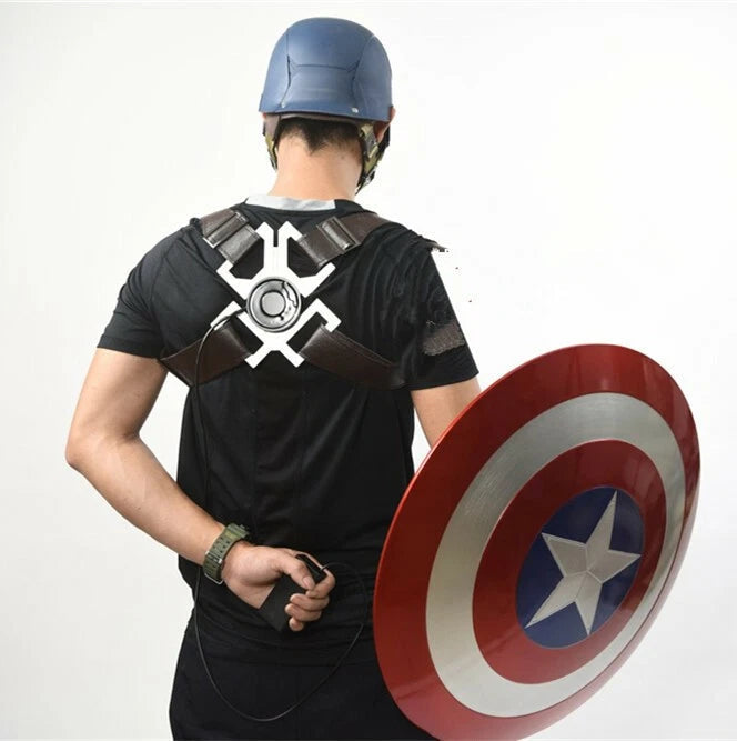 Electromagnetic Leather Belt Iron piece kit for Captain America Shield Cos Prop 07FC0E-D4 - KOEEK