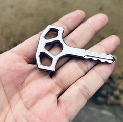 1 PC EDC Titanium Alloy Small Toy Tool Portable Equipment Key Buckle 07FC0E-D4 - KOEEK