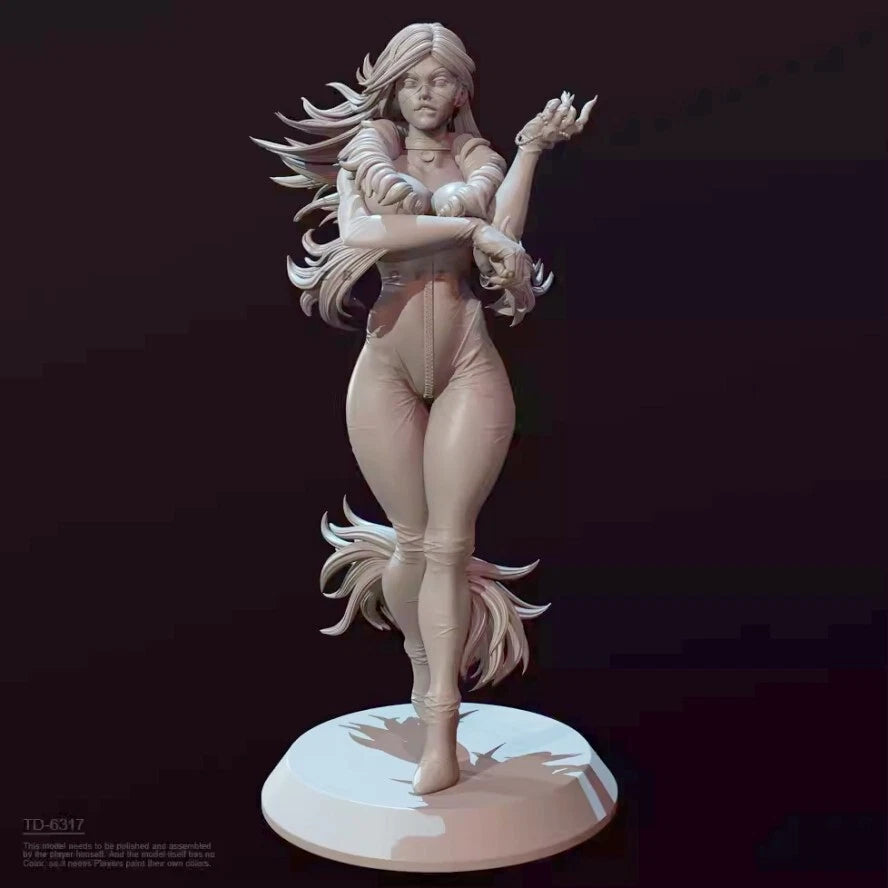 1/24 resin figure model Fantasy Woman 3D Printing unassembled unpainted 07FC0E-D4 - KOEEK