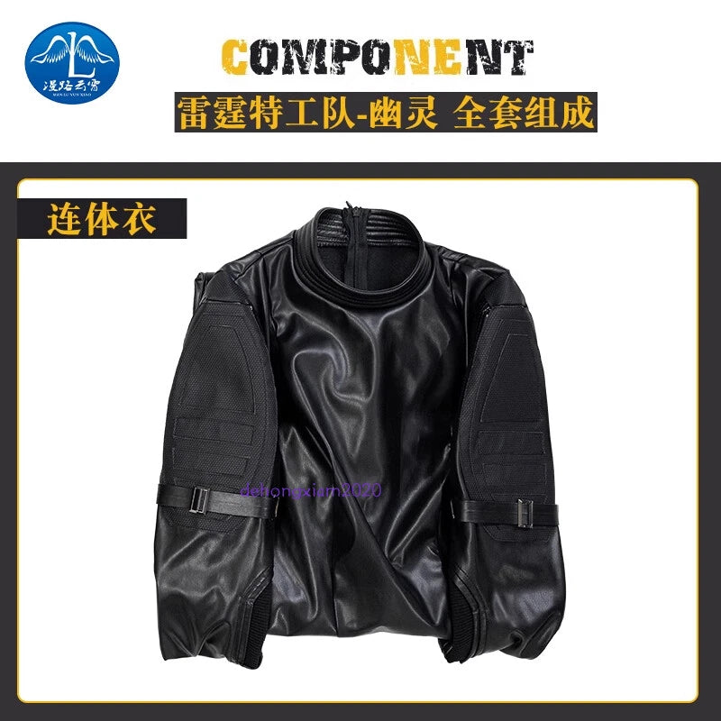 Thunderbolts Ghost John Morley Costume Women Jumpsuits Vest Prop Outfit Cosplay 07FC0E-D4 - KOEEK