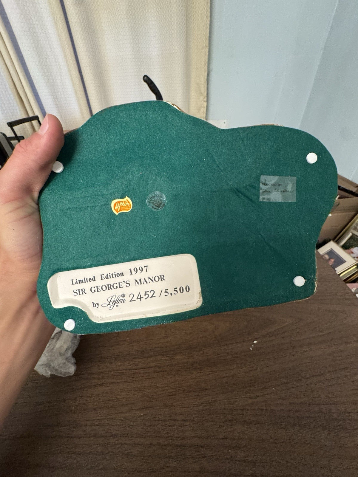 *** Limited Edition 1997 Sir George's Manor Colonial Village,Lights,Christmas 07FC0E-D4 - KOEEK