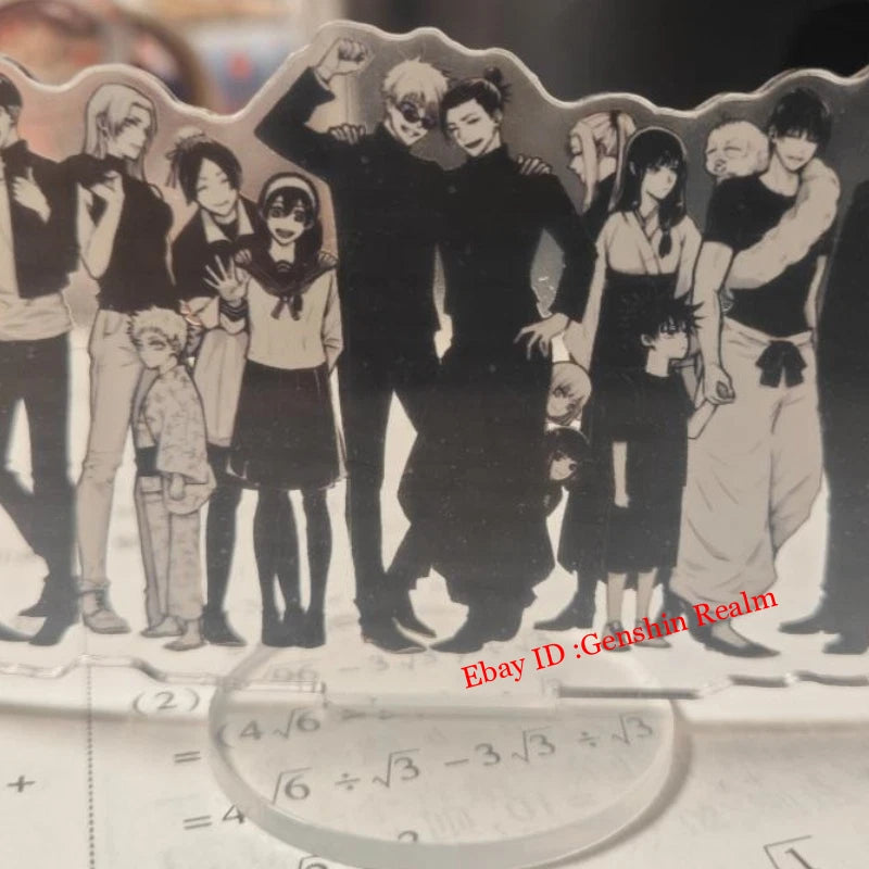 Anime Jujutsu Kaisen Group Photo Acrylic Desktop Stand Figure Collection Decor 07FC0E-D4 - KOEEK