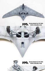 1/72 Scale WWII German Horten Gotha Go 229 1944 Fighter-bomber Metal Model 07FC0E-D4 - KOEEK