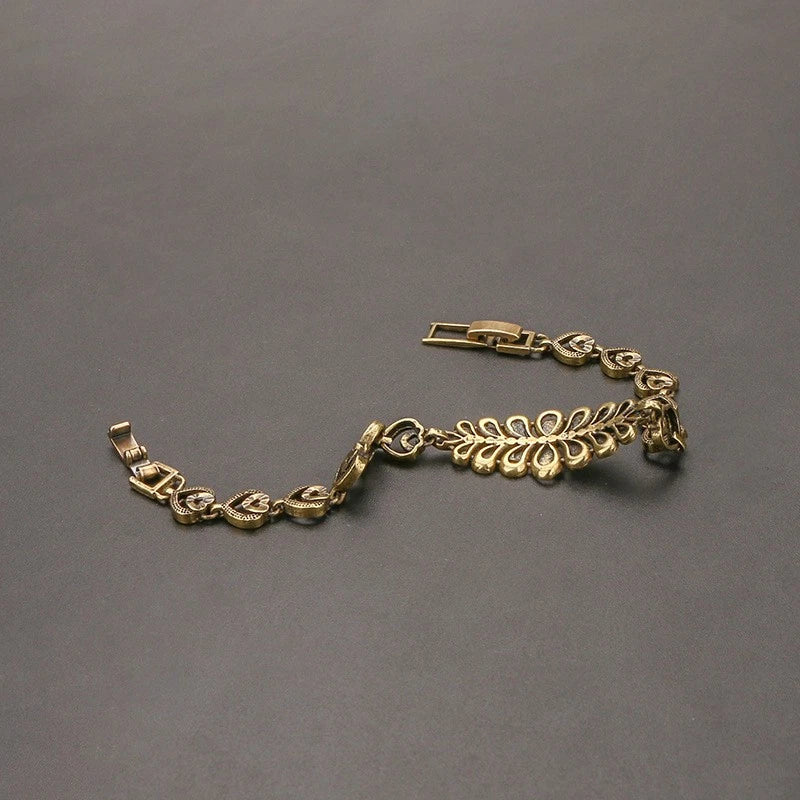 Copper Bracelet Fashion Accessories Vintage Street Hip Hop Jewelry Men Women 07FC0E-D4 - KOEEK