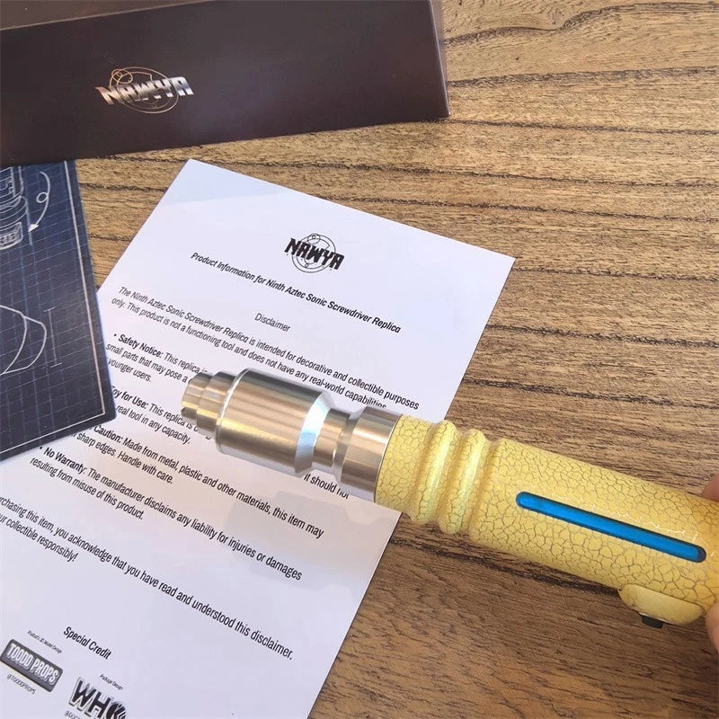 In US! 9th NAWYA Doctor Who Metal Sonic Screwdriver Replica LED Light Prop Gift 07FC0E-D4 - KOEEK