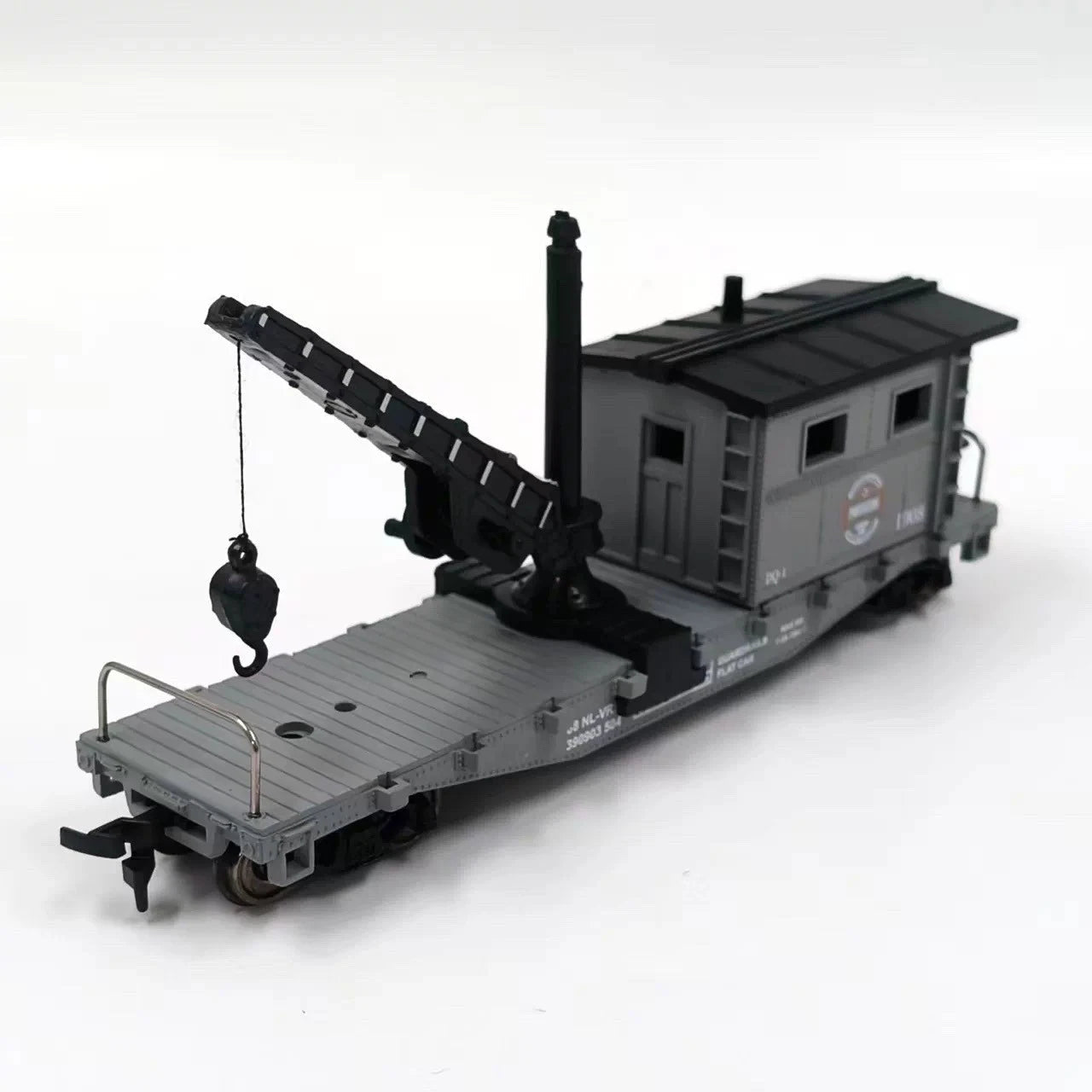 HO1:87 Train Model Railway Metal Track 40ft  Crane Transporter Truck With box 07FC0E-D4 - KOEEK