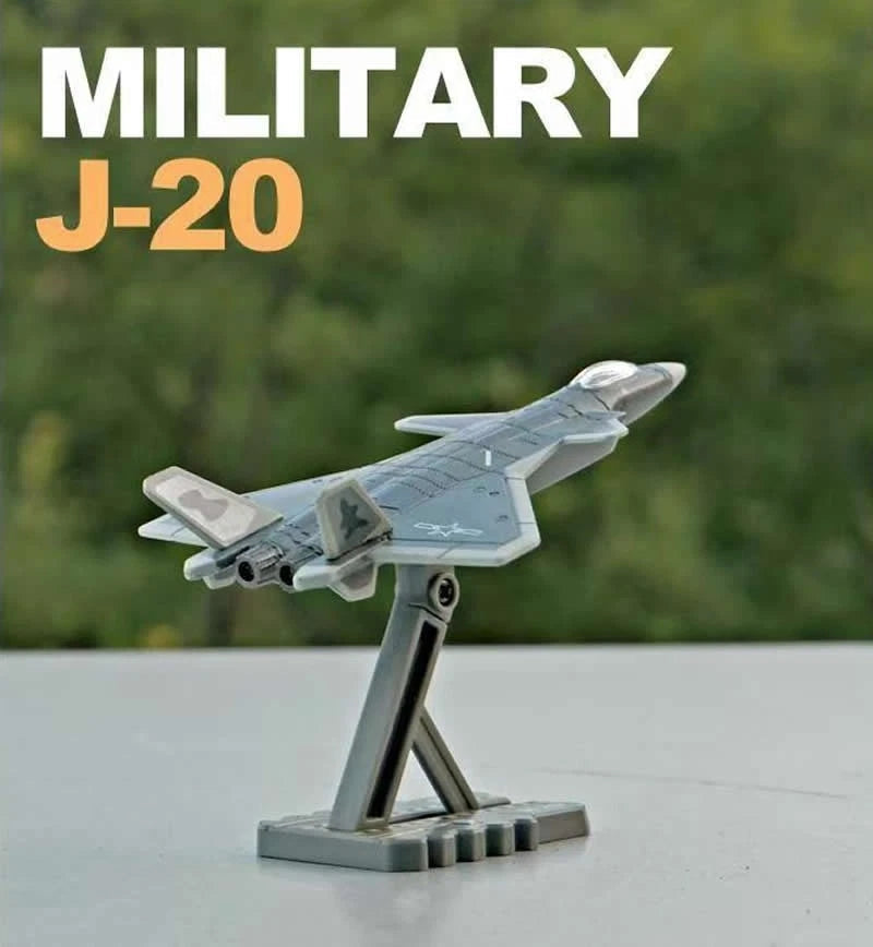 PLA 1/200 J20 Fighter Diecast Finished Product Model 07FC0E-D4 - KOEEK
