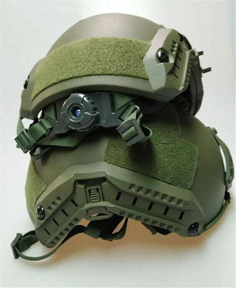 US Stock Tactical Helmet Green Black Level 3 Bulletproof UHMWPE Ballistic IIIA 07FC0E-D4 - KOEEK