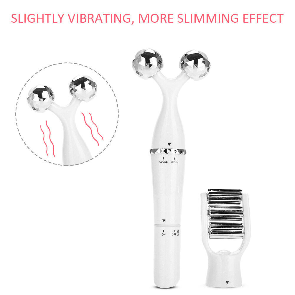 new 3in1 3D Roller Massager Face Lifting Body Slimming Tightening Skin US koeek - KOEEK