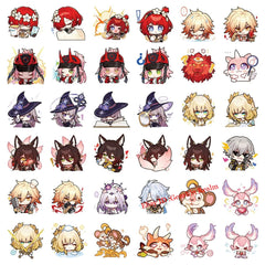 70Pcs Anime Honkai: Star Rail Cute Phainon Waterproof Stickers Decor Gift 07FC0E-D4 - KOEEK