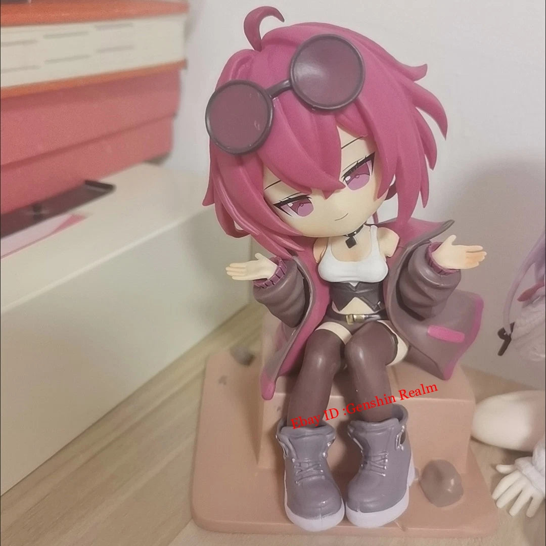 Anime Honkai: Star Rail Kafka Cute Sitting Position Pvc Figure Model Decor Gift 07FC0E-D4 - KOEEK