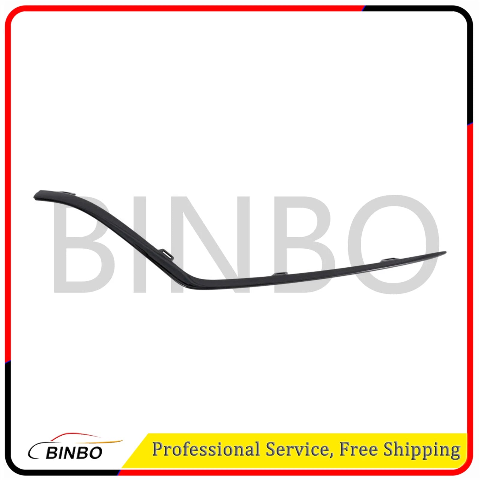 Pair Set of 2 Bumper Face Bar Trims Front Left-and-Right Outside for MB Mercedes 07FC0E-D4 - KOEEK