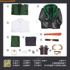Marvel Rivals Loki Costume Outfit God of Lies Halloween Cosplay Shoes Headwear 07FC0E-D4 - KOEEK