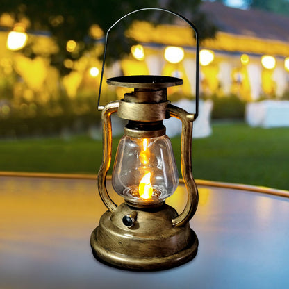 new Solar Lantern Outdoor, Hanging Solar Lights Flickering Flame LED Vintage koeek - KOEEK