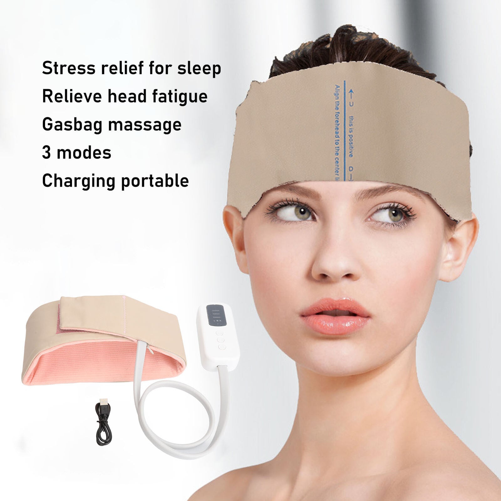 new Electronic Air Compression Headband Reduce Soreness Relieve Fatigue Adjustab ANA koeek - KOEEK