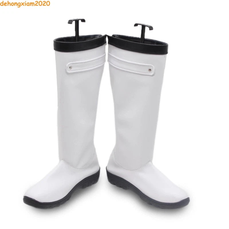 The Fantastic Four: First Steps Invisible Woman Shoes Halloween White Long Boots 07FC0E-D4 - KOEEK
