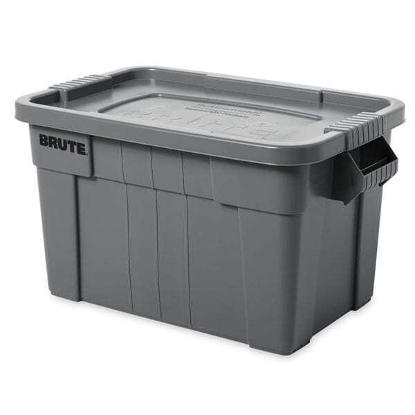 Rubbermaid Commercial Fg9s3000 Gray Storage Tote - 27 In L, 16 RUBBERMAID - KOEEK