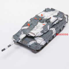 1:72 Scale German Leopard 2A7 Main Battle Tank Snow Camo Metal Plastic Model 07FC0E-D4 - KOEEK