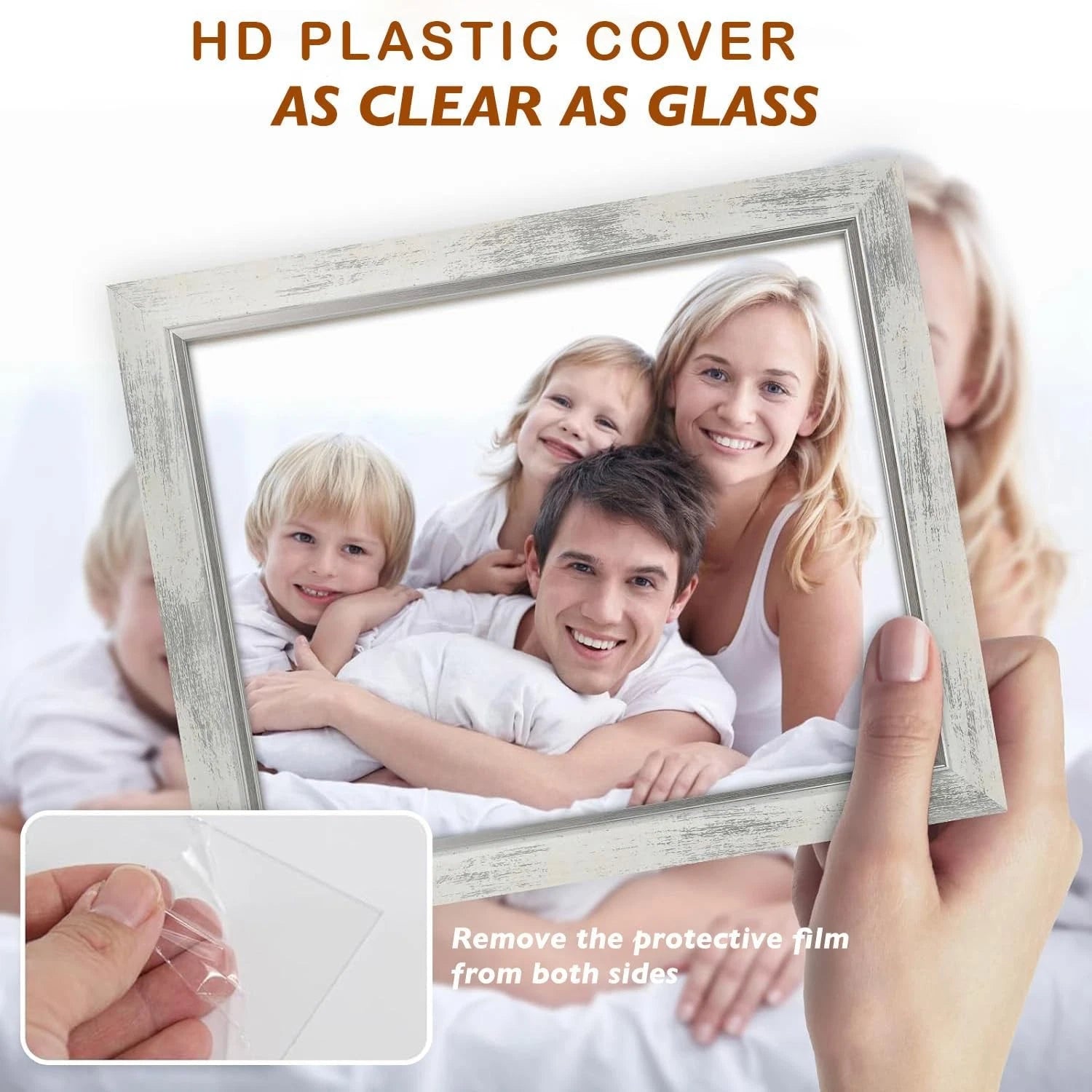 8x10 Photo Frame Set (4 pieces) Vintage Style Photo Frame 07FC0E-D4 - KOEEK
