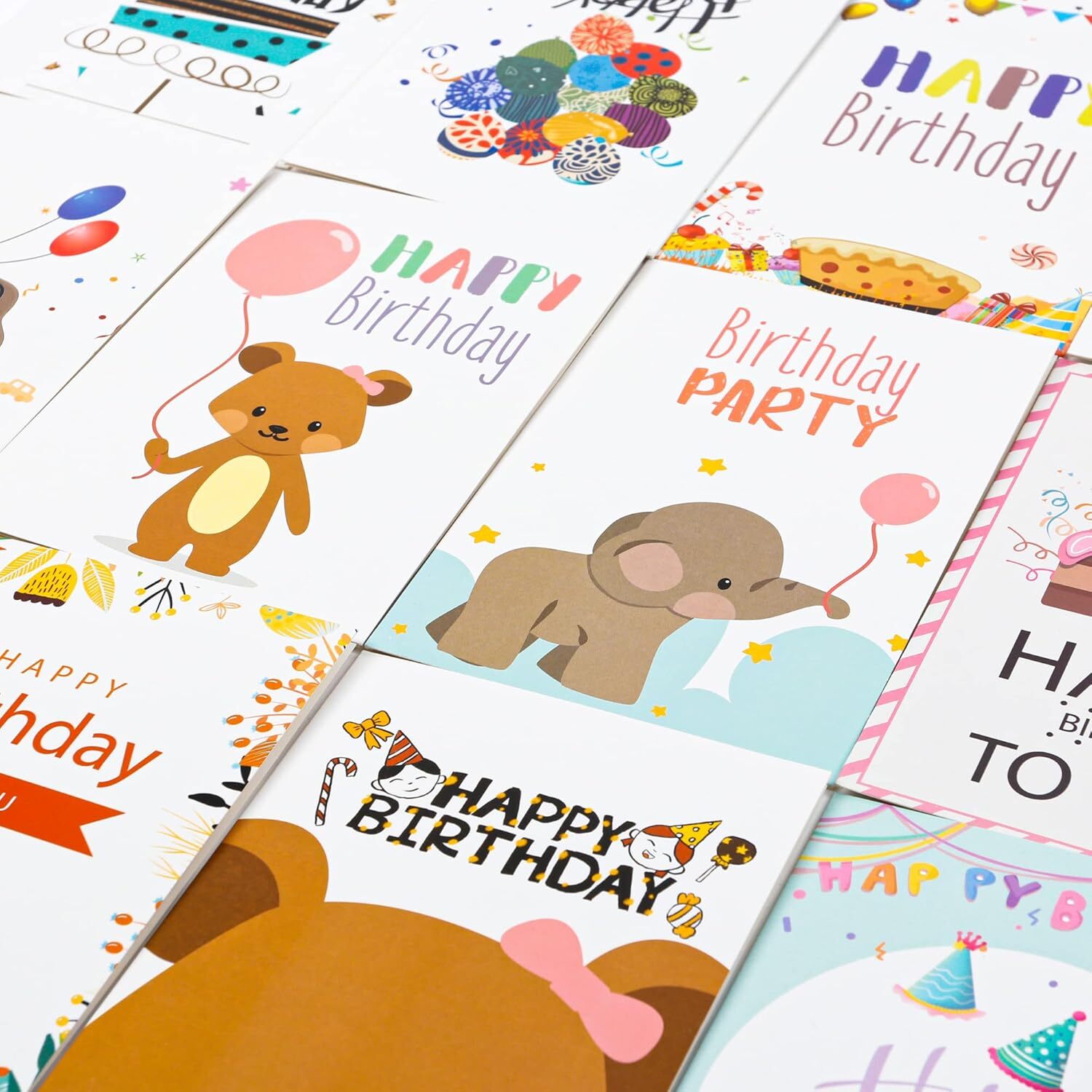 new feela Birthday Cards Bulk, 40 Pack 40 Designs Happy 4 x 6 inch, 40 pack FEELA - KOEEK