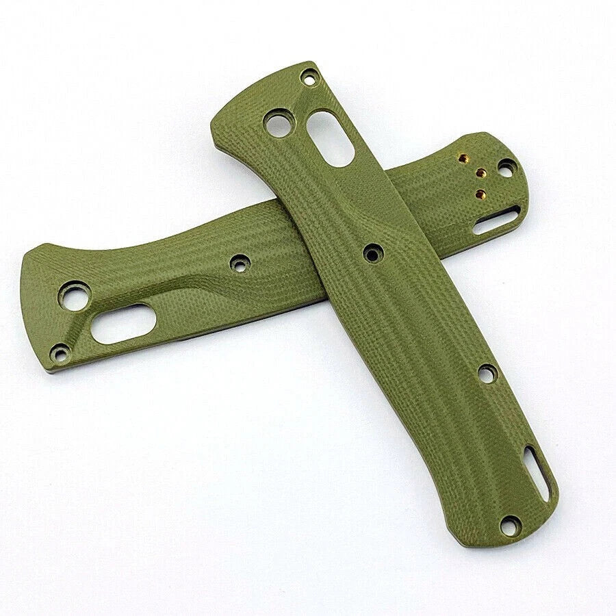 1 Pair Green G10 Handle Scales Grip Patch For Benchmade Bugout 535 Folding Knife 07FC0E-D4 - KOEEK