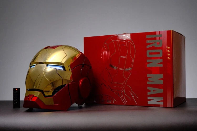Stock AUTOKING Gold Iron Man MK5 1:1 Wearable Helmet Deformed Voice-control Mask AUTOKING - KOEEK