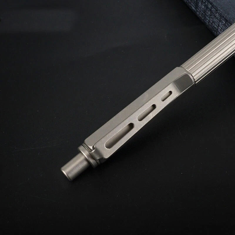 Titanium Alloy Pocket Ballpoint Pen Portable Tactical Signature Working Pen EDC 07FC0E-D4 - KOEEK
