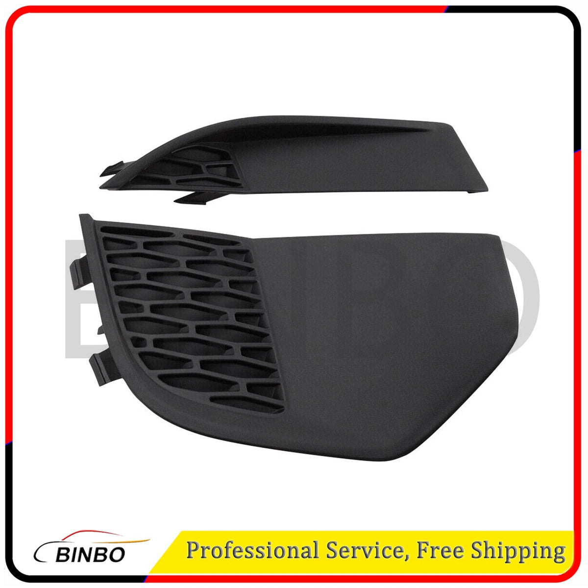 Right Front Fog Light Bezel Cover Grille For Land Rover Discovery Sport 2015-19 07FC0E-D4 - KOEEK