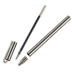 EDC Handmade Stainless Steel Pocket Ballpoint Pen Signature Pen Outdoor Pen 07FC0E-D4 - KOEEK
