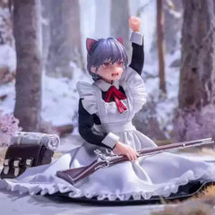 HASUKI PA010 Nun Maid Gunner 1/12 FKEY Complete Action Model Figure IN Stock HASUKI - KOEEK