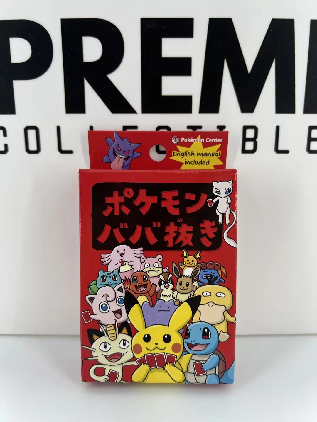 Pokemon Japanese Old Maid Babanuki Playing Card Poker Deck Red Limited Sealed