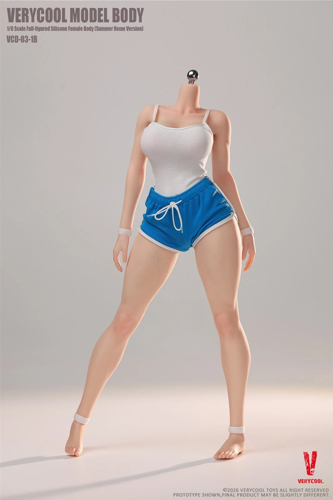 VERYCOOL MODEL 1/6 Scale Silicone Female Body No.3 Curvy VCD-03-1 In Stock 07FC0E-D4 - KOEEK