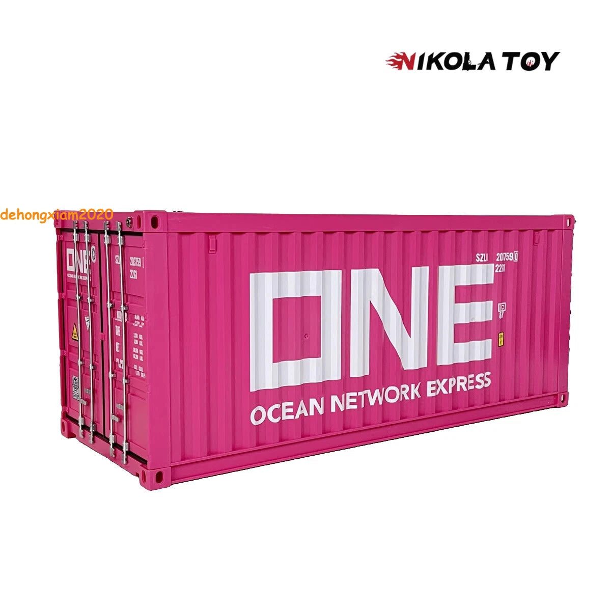 Large Sized MAERSK Maersk Container Model Toy Box with Lighting Display Box 07FC0E-D4 - KOEEK