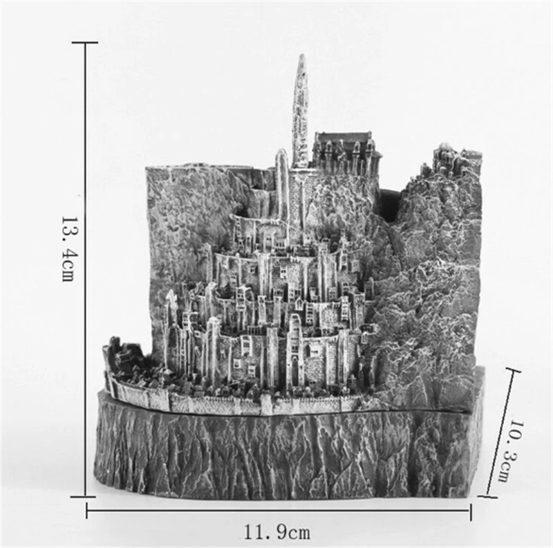 Hobbits The Lord Of The Rings Minas Tirith City Model Ashtray Statue Ornaments 07FC0E-D4 - KOEEK