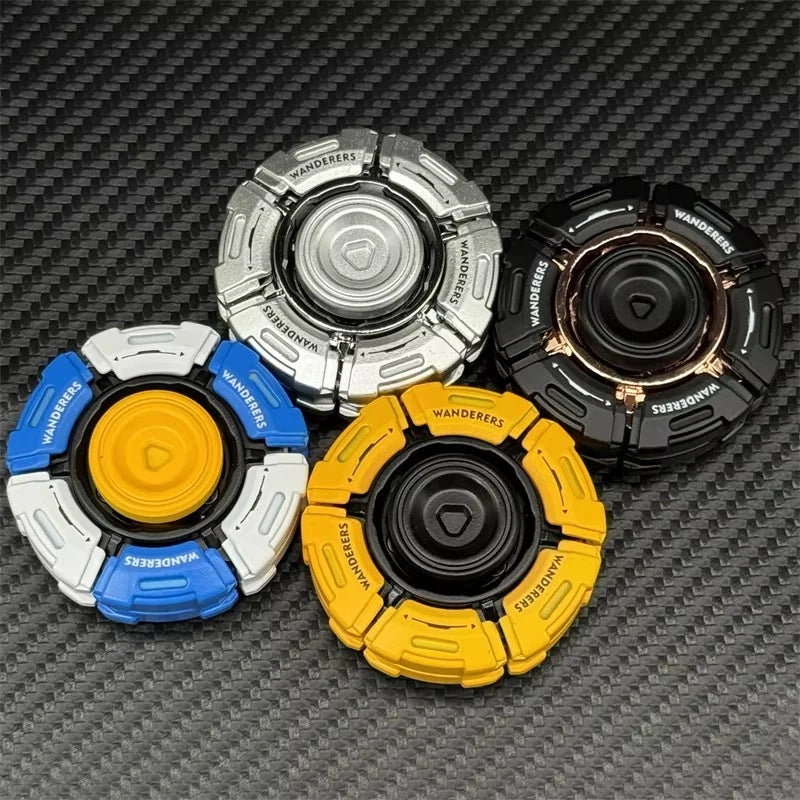 EDC Future Mecha Style Hand Spinner Zinc Alloy Silent Fidget Spinner Open Armor 07FC0E-D4 - KOEEK