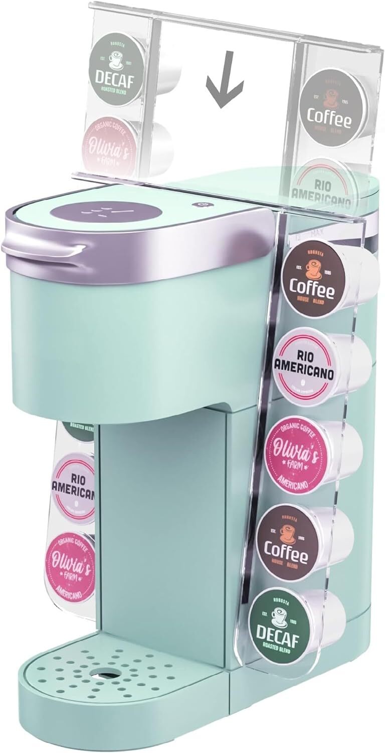 new GALVANOX Acrylic K Cup Organizer - Fits the Keurig K-Mini, Clear GALVANOX - KOEEK