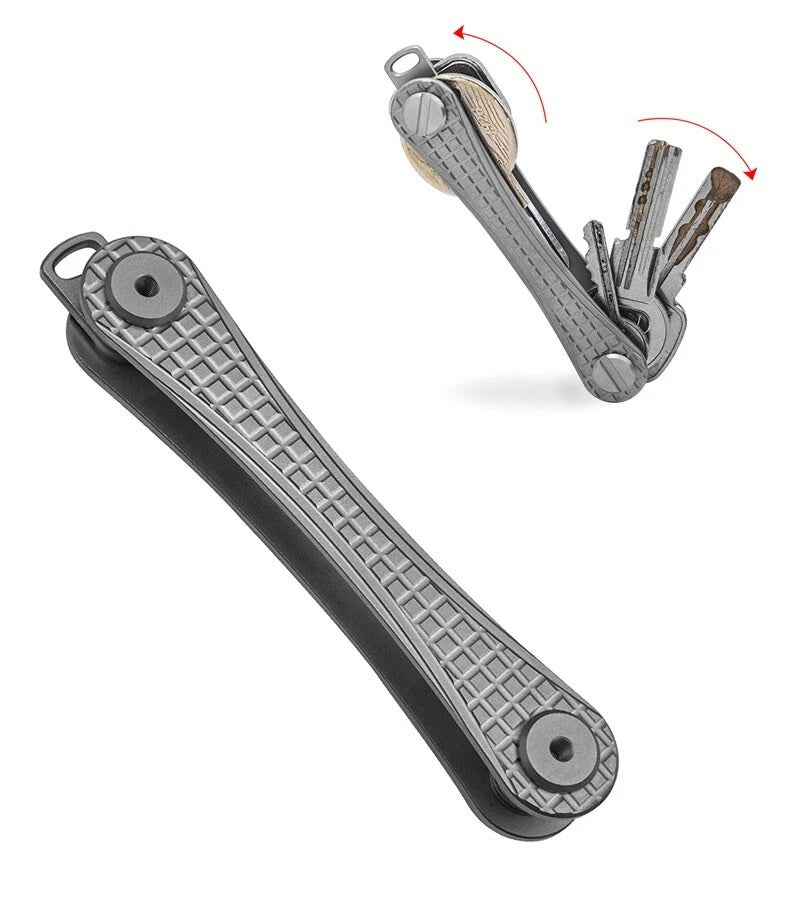 EDC Creative Titanium Keys Storage Holder for Men's Personalized Key bag Tool 07FC0E-D4 - KOEEK