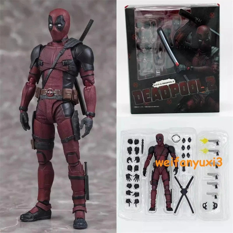 US STOCK S.H. Figuarts Deadpool 2 Marvel SHF Action Figure Replica Toy Xmas Gift MARVEL - KOEEK