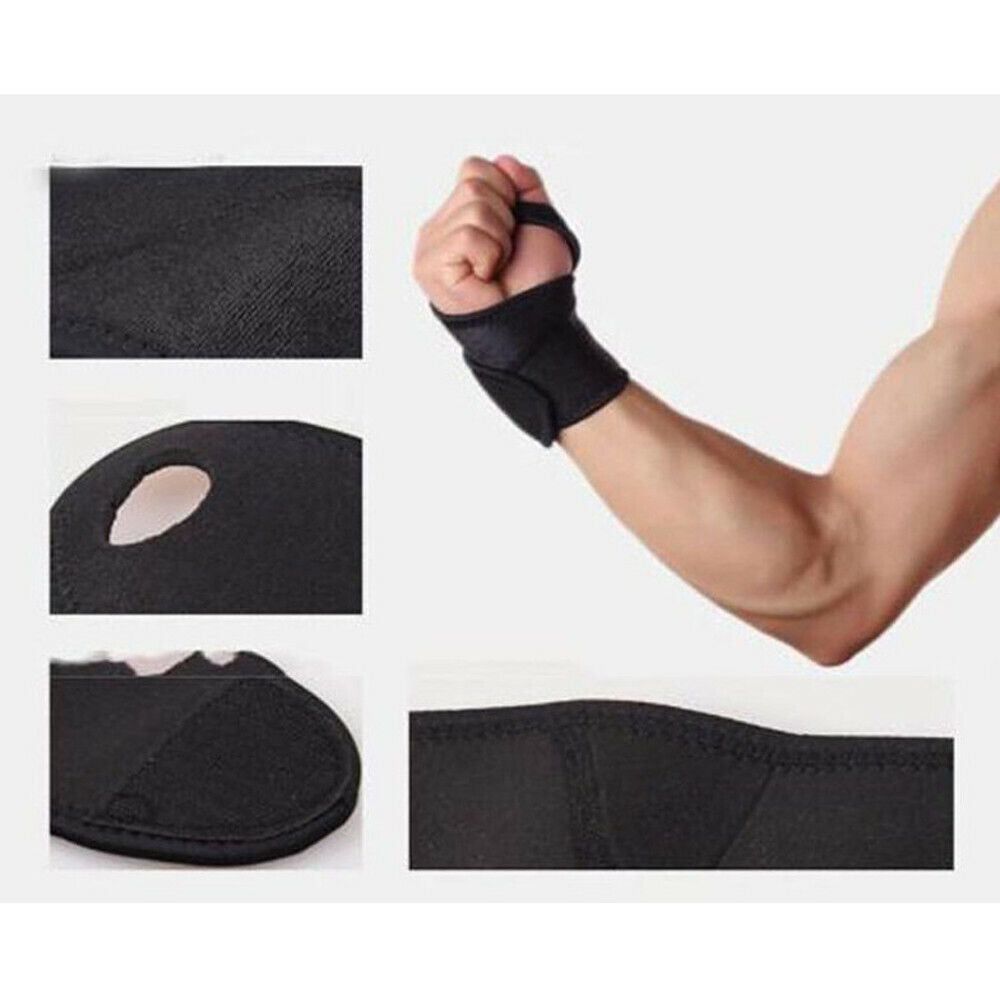 new Wrist Guard Band Brace Support Carpal Tunnel Sprains Strain Gym Strap koeek - KOEEK