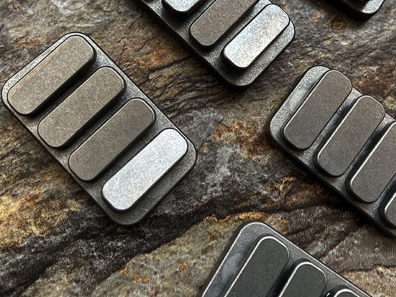 EDC Seesaw Metronome Card Hand Fidget Decompression magnet Bang-Bang Push Card 07FC0E-D4 - KOEEK