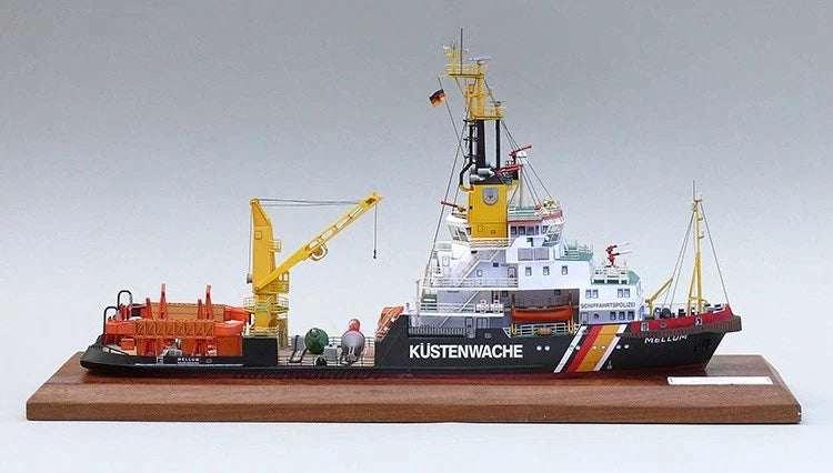 1/250 Mellum Coast Guard Pollution Control Paper Model DIY No Accs No Stand 07FC0E-D4 - KOEEK