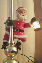 1994 Vintage Mr. Christmas Santa's Lighted Animated Tree Top in Box Tested/Works MR. CHRISTMAS - KOEEK