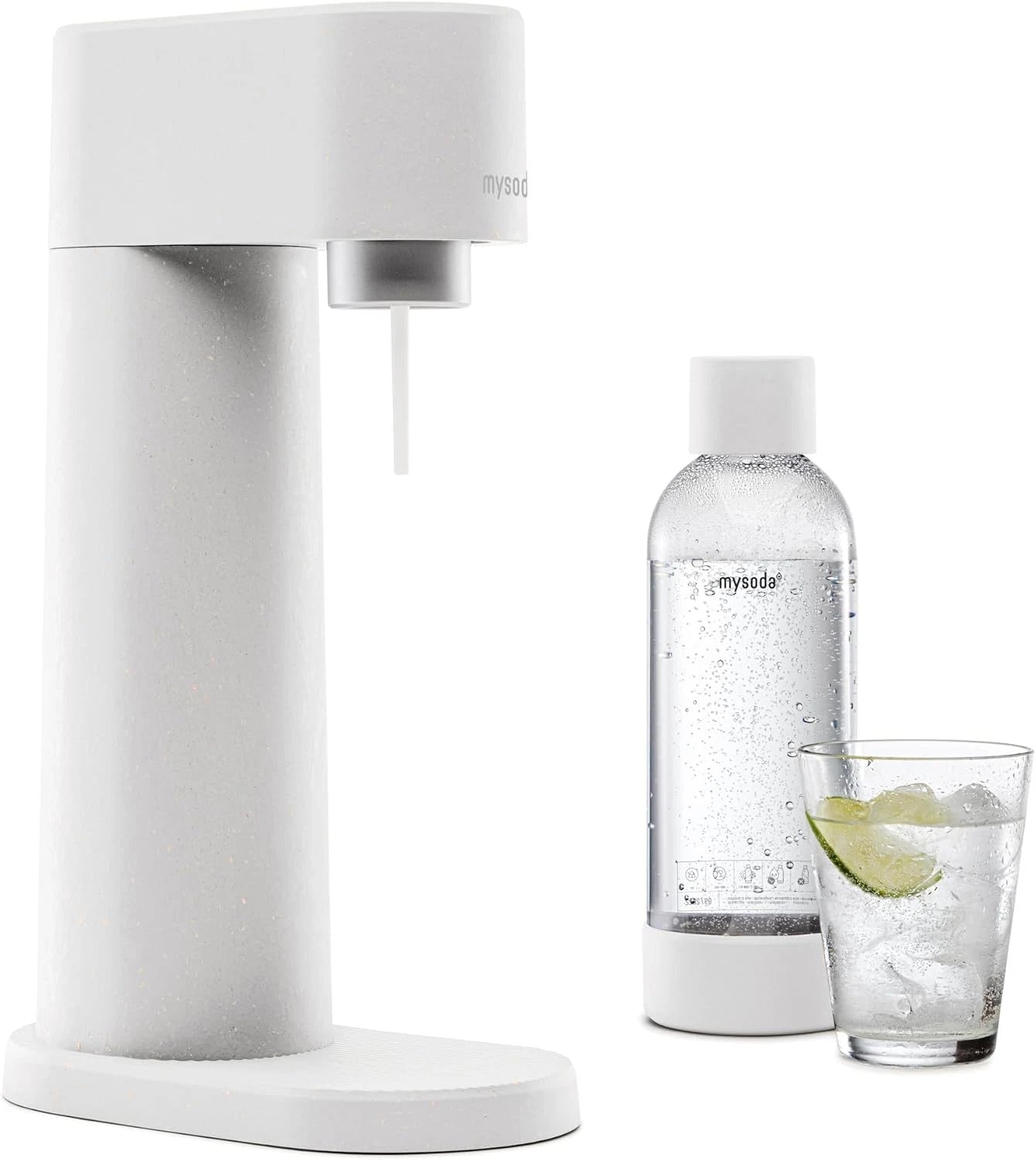 Carbonated beverage bottle, 2-pack, 1 liter - Quick-lock reusable bottle 07FC0E-D4 - KOEEK